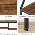 thumbnail image 4 of Tribesigns 70.8 inch Long Console Table, Narrow Sofa Table with Storage Shelves for Entryway Living Room, 4 of 5