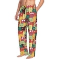 thumbnail image 3 of Kdxio Cute Cartoon Cat Print Men's Sleep Pajama Pant Lounge Pants with Pockets, 3 of 8