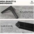 thumbnail image 4 of 6" / 15cm Metal Furniture Feet, La Vane 4 Pack Metal Diamond Triangle Table Legs, 4 of 5