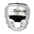 thumbnail image 2 of Boxing Totecear Face Cover Ajustable Ajustable El engranaje espesante en espesor de la frente y la protección de la oreja para el muay de kickboxing Plata, 2 of 8