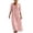 Pink, variant on Bosfbaoi Dresses for Women Casual Bow Front Midi Dress Square Neck Puff 3/4 Sleeve Womens Dresses Summer Dresses for Women 2026