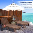 thumbnail image 3 of Outdoor Lounge Set of 2, Reclining Chaise Chairs for Outside, Poolside Pool Chaise Lounge Chairs for Poolside Backyard Deck Porch Garden, SS2119, 3 of 10