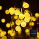 thumbnail image 2 of Luces LED de bola blanca con forma de dragón, luces intermitentes, impermeables, solares, cadena de luces decorativas festivas para Navidad y bodas, 2 of 5