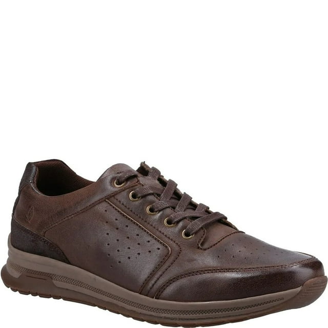 Hush Puppies Mens Joseph Leather Trainers