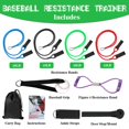 thumbnail image 2 of Kit ajustable de bandas de resistencia para béisbol ENERACES de 4 niveles, 2 of 8