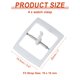 thumbnail image 2 of Uxcell 4 Pcs Cierre de Reemplazo para Banda de Reloj, Cierre de Correa de Reloj de Plástico de 16 mm para Bandas de Reloj de Cuero Silicona Nylon Lona, Blanco, 2 of 7
