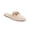 milky white, variant on Women  Mules Flats Pointed Toe Backless Loafers Slip on Metal Chain Slides