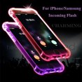 thumbnail image 1 of LED Flash Lumineux Rappeler Appel Entrant Boîtier Antichoc pour iPhone 7 (Jaune Transparent), 1 of 8