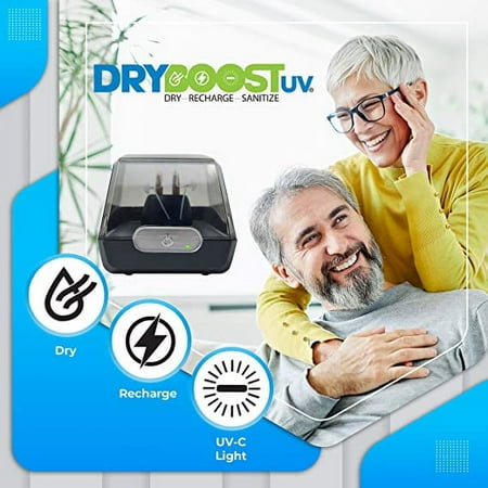 Ear Tech - DryBoost UV Maintenance for Rechargeable Hearing Aids - Gray