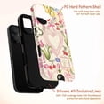 thumbnail image 4 of Colorful Hand-Drawn Doodles Phone Case with Hearts and Floral Accents, Protective Artistic Cover for iPhone 16 15 14 13 12 Pro Max Mini, 4 of 6