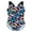 Leaves, variant on TiaoBug Little Kids Girls One-Piece Swimsuits Printed Rash Guard Crisscross Swimwear Tie Dye Bathing Suit Sapphire 4
