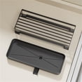 thumbnail image 2 of Stainless Steel Sponge Holder Sink Drain Rack with Drain Tray Kitchen Storage, 2 of 12