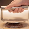 thumbnail image 3 of Presse à Burger Ronde unique en Acier Inoxydable, Presse à Burger Smash avec Poignée pour Cuisson sur Gril à Surface Plane, Gril, 3 of 5