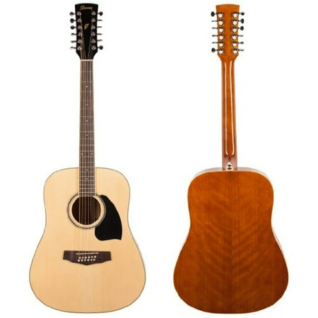 Ibanez Acoustic Electric Guitar - Ibanez Performance Series PF1512 Dreadnought 12-String Acoustic Guitar Natural