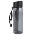 thumbnail image 3 of Botella de agua filtrada con filtro integrado, pajita, botella de agua de emergencia para acampar, purificador gris, 3 of 10
