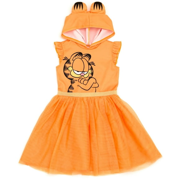 Garfield Cosplay Tulle Dress Toddler to Big Kid