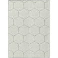 thumbnail image 2 of 9' X 12' Linen Beige And Black Geometric Washable Indoor Outdoor Area Rug, 2 of 5