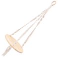 thumbnail image 1 of Estante colgante de pared de macramé, estante colgante de pared bohemio, estante colgante de pared para plantas, estante colgante de cuerda tejida, 1 of 6