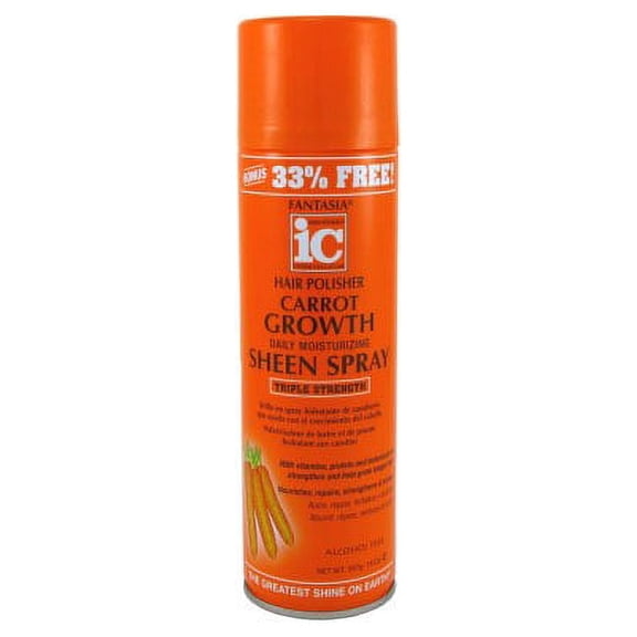 Fantasia IC Hair Polisher Carrot Oil Sheen Spray, 14 Oz