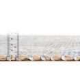 thumbnail image 4 of Unique Loom Chenille Jute Collection Area Rug - Amba (7' 10" Square Blue/Ivory), 4 of 6