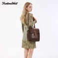 thumbnail image 3 of Montana West Women Convertible Backpack Purse Casual Crossbody Bag for Travel Work, Coffee, 3 of 7