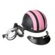thumbnail image 5 of Motorcycle Scooter Open Face Half Leather Helmet with Visor UV Goggles Vintage Style 54-60cm, 5 of 5