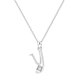 thumbnail image 1 of 26 Initial Alphabet Shape Rhinestone Collar para Mujeres Collares para Mujeres A Z 26 Alphabet Initial Silver Collares para Mujeres Niñas, 1 of 4