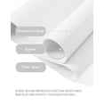 thumbnail image 3 of Almohadilla de escritorio YSagi de piel antideslizante, impermeable, 80 x 40 cm, color blanco, 3 of 7