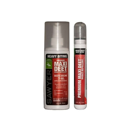 Sawyer Permethrin Clothing Insect Repellent - Sawyer Maxi-Deet Premium Insect Repellent Spray