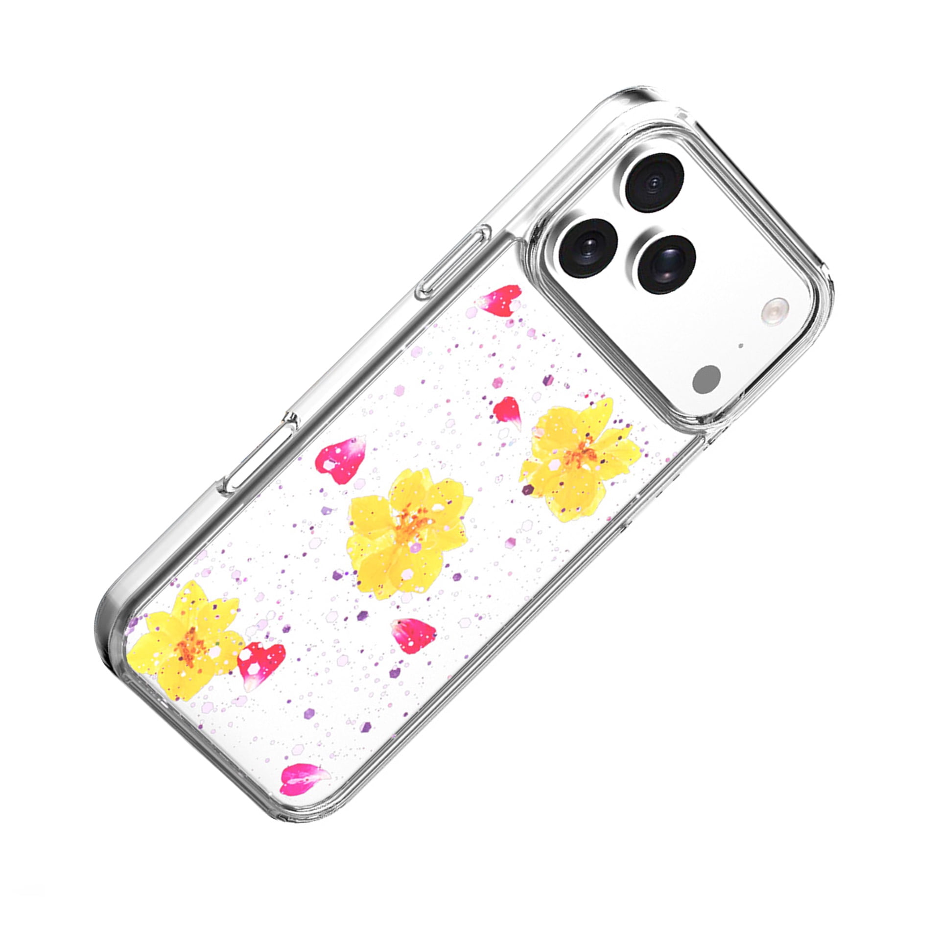 Floral Bloom Design Case for iPhone 17 Pro Max - Diagonal Daisy