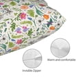 thumbnail image 3 of Fotbe Rabbit And Butterfly Funda de Almohada Decorativa Estilo Occidental, Lujo en Algodón, Fundas para Almohadas King, Cojín Estampado para Decoración del Hogar-14"x20", 3 of 6