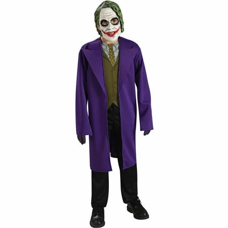 Batman Dark Knight The Joker Tween Halloween Costume