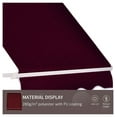 thumbnail image 4 of 6' Retractable Window Awning - Manual Drop Arm Sun Shade for Patio, Balcony, Wine Red, 4 of 9