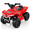 Red, variant on 12V Kids Ride-On ATV Quad w/ Bluetooth, 2.4mph Max, Treaded Tires, LED Lights, Radio - Blue