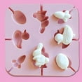 Number 2 Birthday Cake Mold Easter Eggs Rabbit Eggs Carrot Silicone Mold Chocolate Mold Lollipop