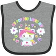 thumbnail image 3 of Inktastic My Pop Pop Loves Me with Cute Rainbow Unicorn Boys or Girls Baby Bib, 3 of 4
