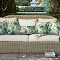 thumbnail image 7 of Outdoor/Indoor Pillow Covers, Patio Fade Resistant Throw Pillow Covers ONLY, Farmhouse Accent Cushion Cases for Sofa Patio Couch Decoration 16"x16" Set of 2, Lush Leaf Green, 7 of 7