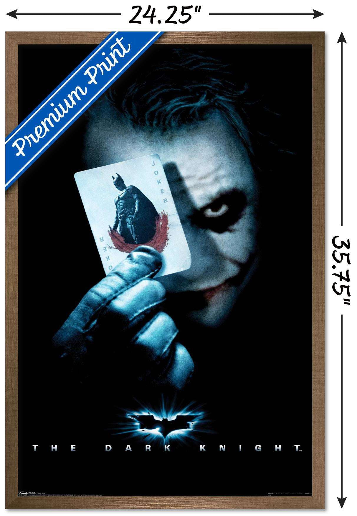 THE DARK KNIGHT ジョーカー シルクスクリーン ポスター DC Comics Movie - The Dark Knight - The Joker with Batman Playing