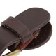 thumbnail image 2 of 1Pc Bag Buckle Lock Cow Split Leather DIY Hand Made Hardware Accessories with Bronze Fittings(Brown ), 2 of 4