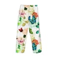 thumbnail image 6 of Balery Floral Vintage print Men's Pajama Pants,Ultra Lightweight Pjs,Lounge Pant-XX-Large, 6 of 9