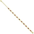 thumbnail image 2 of 18K Gold Over Brass Hessonite Garnet - Madagascar Bracelet Jewelry BM-1049 TGB1001_B, 2 of 5