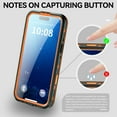 thumbnail image 3 of Dteck for Apple iPhone 17 Pro Max Case IP68 Waterproof, Magnetic Clear Water Proof Built-in Screen Protector Shockproof Dustproof Snowproof Full Body Rugged Underwater Phone Case, Orange, 3 of 14