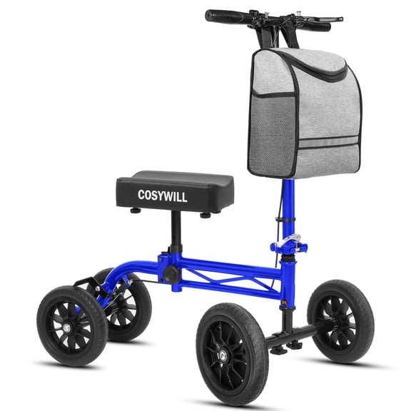 COSYWILL Knee Scooter,Knee Walker Scooter for Foot Injuries,Crutches Alternative,Blue