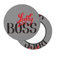 thumbnail image 2 of Disketp Lady Boss Funda Redonda para Taburete, Funda de Cojín para Silla de Bar Suave y Elástica-13 inch, 2 of 7