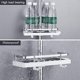 thumbnail image 2 of 21MM-25MM Shower Shelf Soap Holder Bathroom Shower Storage No Drilling with Shower Soap Dish, Hooks and Towel Holder Wall Mounted Rustproof Self Adhes, 2 of 5