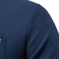 thumbnail image 3 of Camisetas de algodón Waffle de Color sólido para hombre, camisetas de manga larga con un solo bolsillo para hombre, nuevas camisetas básicas transpirables de primavera para hombre, 3 of 5