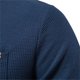 thumbnail image 3 of Camisetas de algodón Waffle de Color sólido para hombre, camisetas de manga larga con un solo bolsillo para hombre, nuevas camisetas básicas transpirables de primavera para hombre, 3 of 5