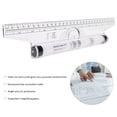 thumbnail image 4 of Parallel Ruler Drawing Ruler Drafting Machine Angle Ruler Measurement Tool 30cm 11.8in Parallel Rolling Ruler Multi Purpose Clear Drawing Glider Professional Compass Protractor, 4 of 8