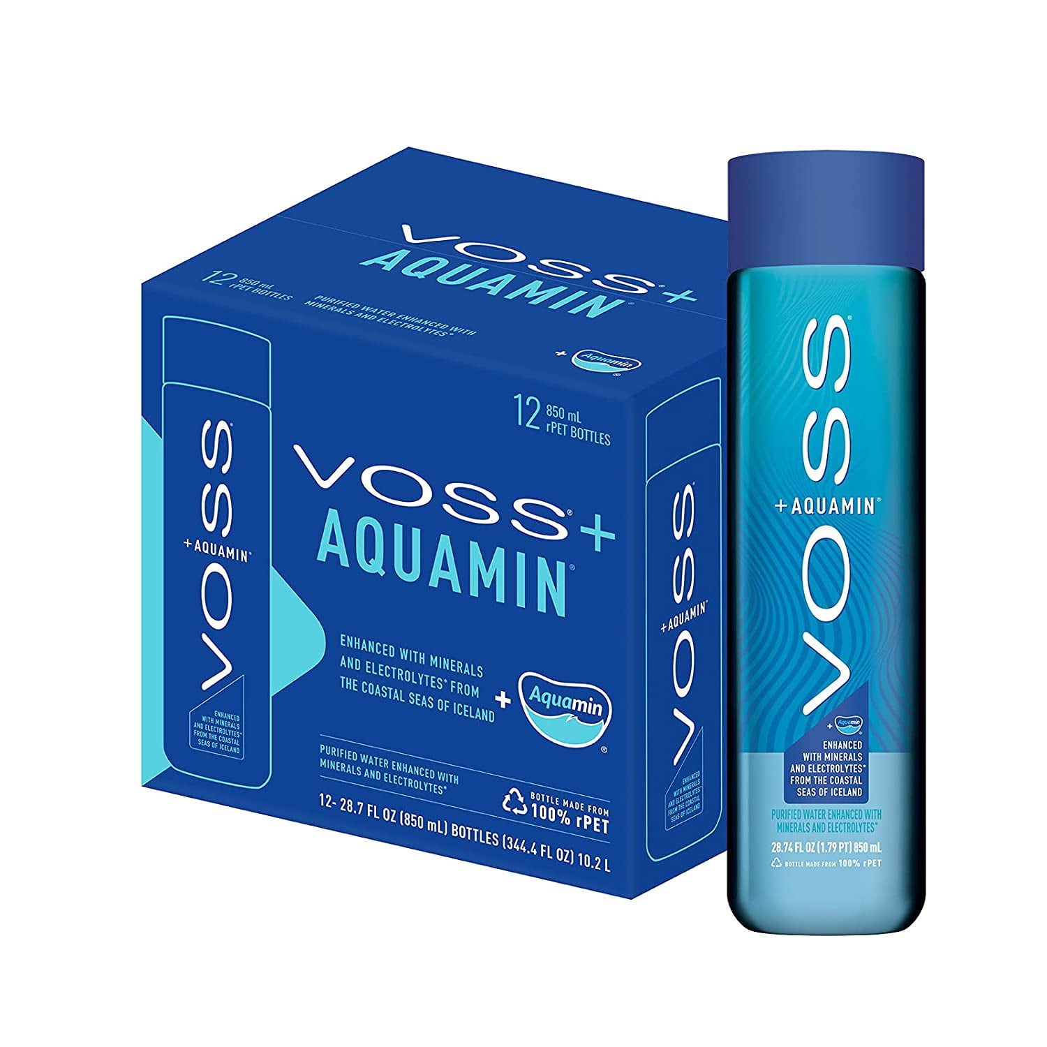 VOSS Aquamin Premium Purified Water Enhanced With Minerals And