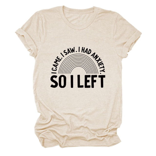 B91xZ Été Femmes Chemise Crewneck Mignon Mode Recadrée T Shirts, Beige S